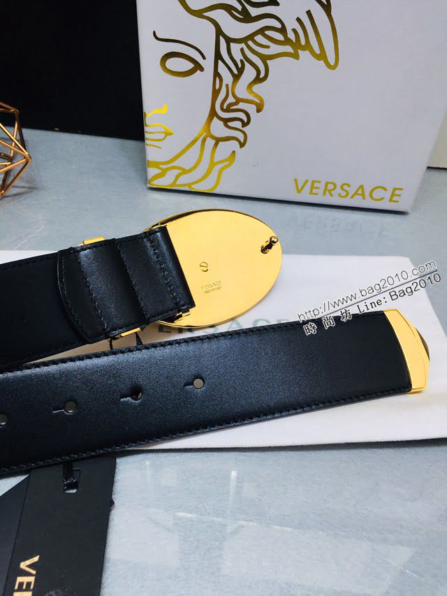 VERSVE高端皮帶 範思哲男士圓形扣皮帶  jjp1158